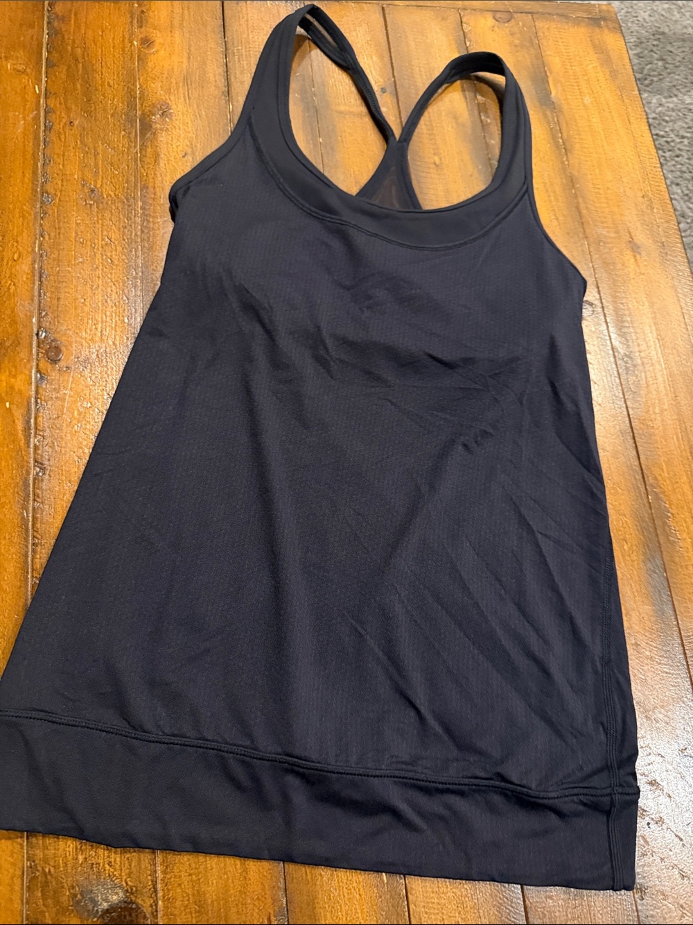 lululemon athletica Black Racerback Tank